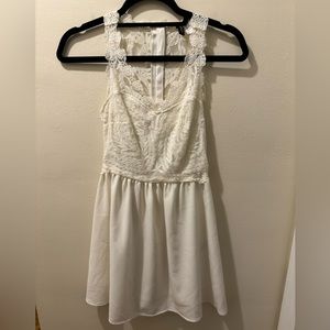 DIVIDED White Lace Dress